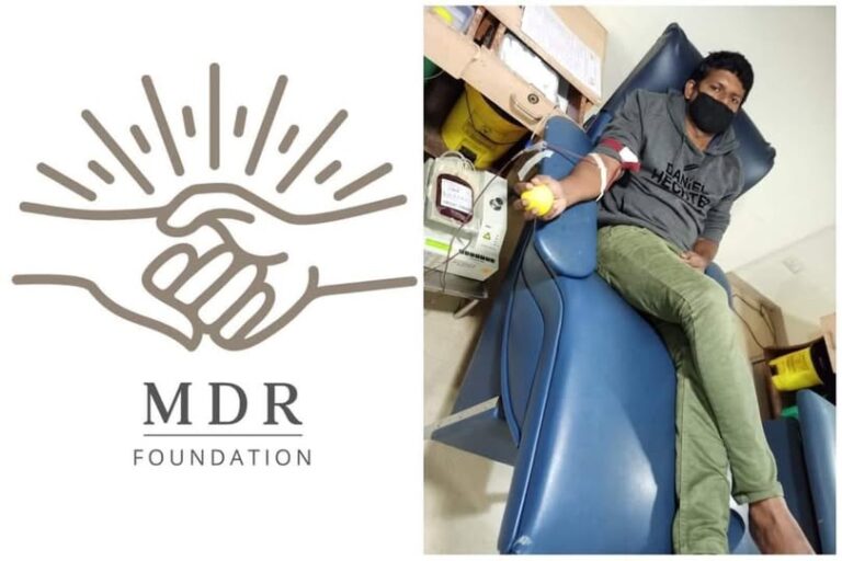 Maadri PrithviRaj Team Blood Donating at Patancheru-MDR Foundation