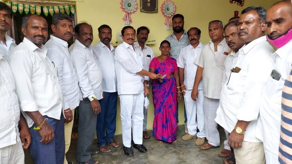 MDR Foundation Co-Founder Maadri PrithviRaj Doing Financial help at Patancheru