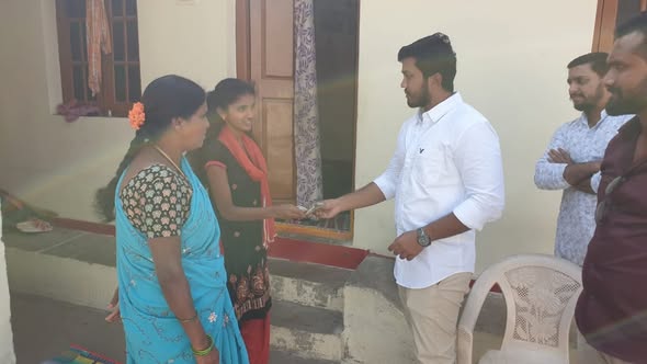 MDR Foundation Co-Founder Maadri PrithviRaj Doing Financial help at Patancheru