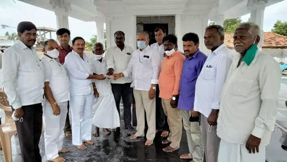 MDR Foundation Co-Founder Maadri PrithviRaj Donating For Temple Construction at Patancheru