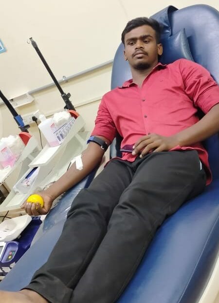 Maadri PrithviRaj Team Blood Donating at Patancheru-MDR Foundation