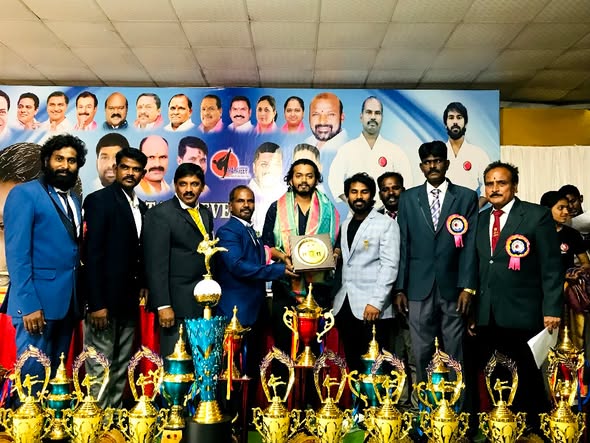 Maadri PrithviRaj attended awards Presentation event in Patancheru