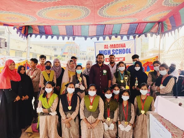 Maadri PrithviRaj attended science fair at high school