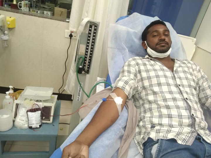 Maadri PrithviRaj Team Blood Donating at Patancheru-MDR Foundation