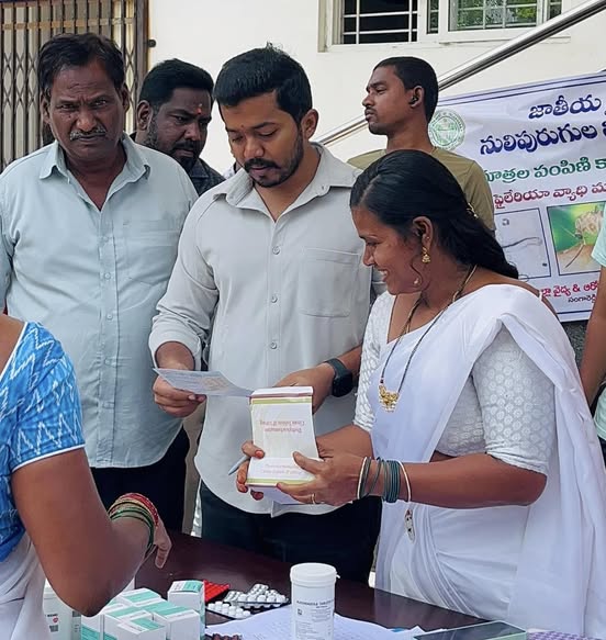 Maadri PrithviRaj Attended deworming tablets Distribution Program