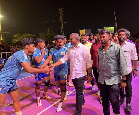 Maadri PrithviRaj Conducted Kabaddi Tournament