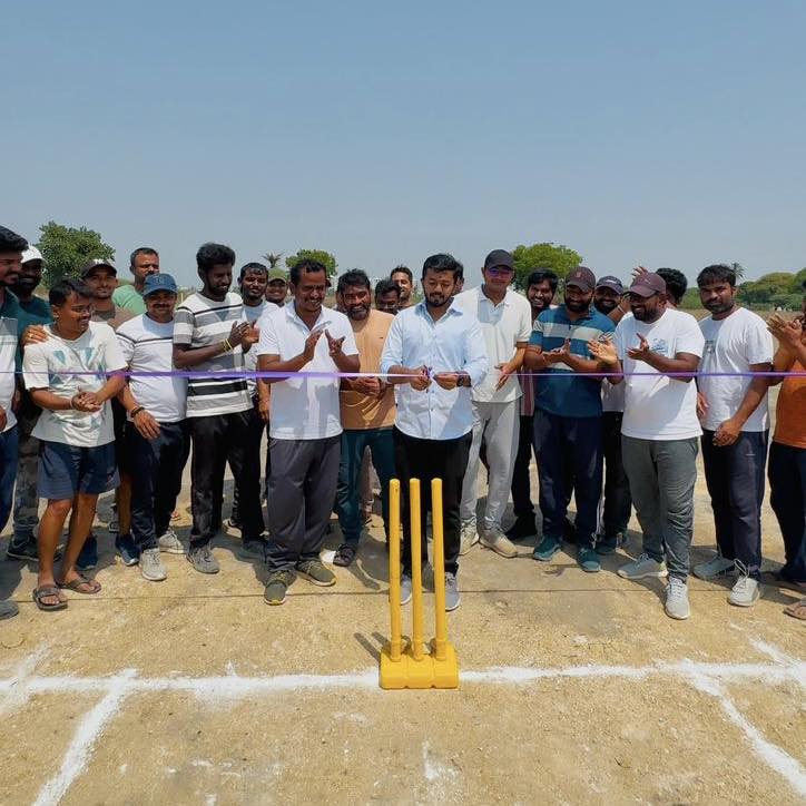 Maadri PrithviRaj Attended Opening Cricket Ground Ceremony in Patancheru