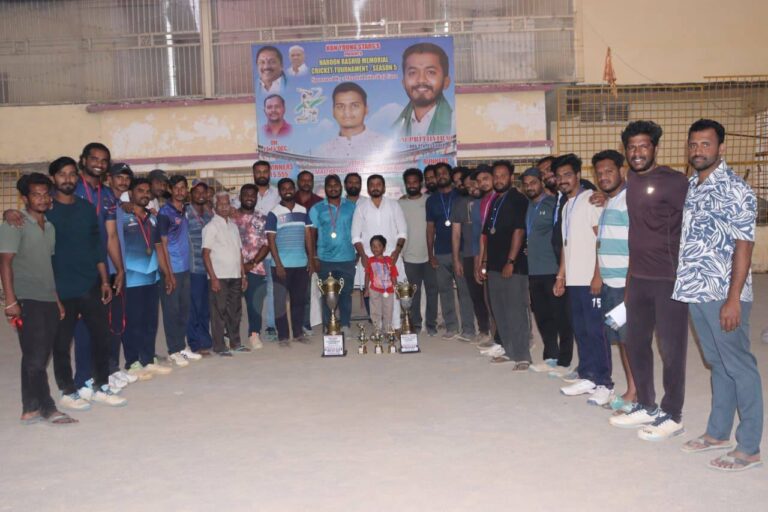 Maadri PrithviRaj Conducted Cricket Tournament