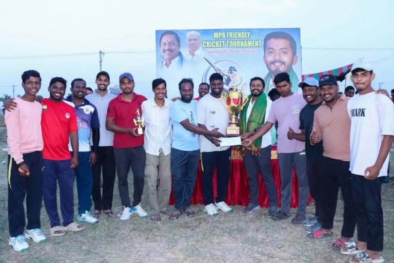 Maadri PrithviRaj Conducted Cricket Tournament