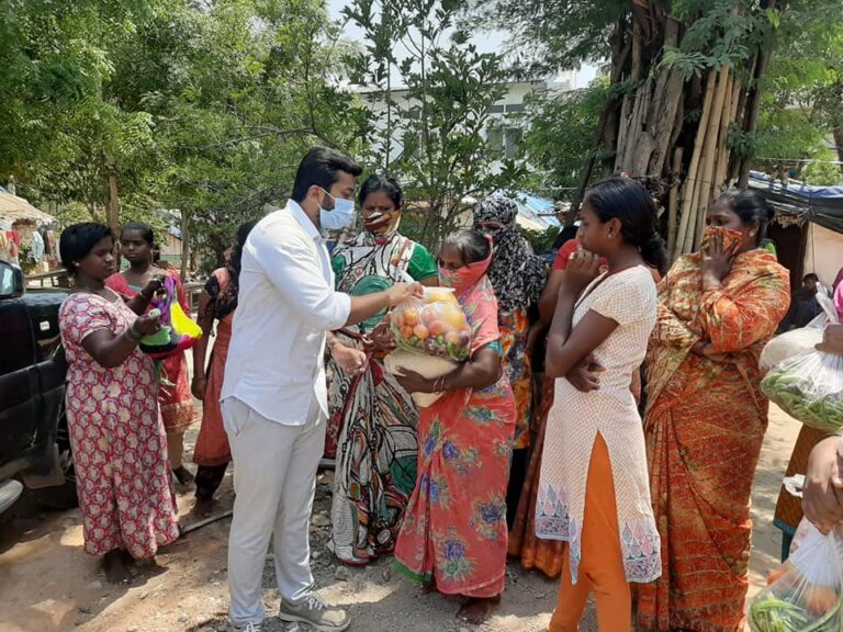 Maadri PrithviRaj Distributing Groceries, Vegetables, Home Essentials