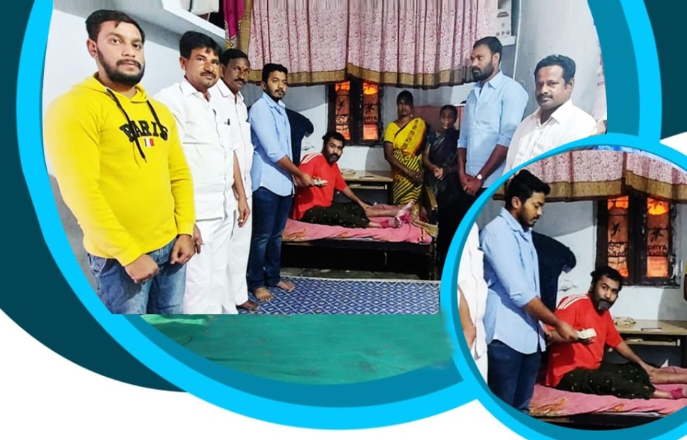 MDR Foundation Co-Founder Maadri PrithviRaj Doing Financial help for Medical Expenses at Patancheru