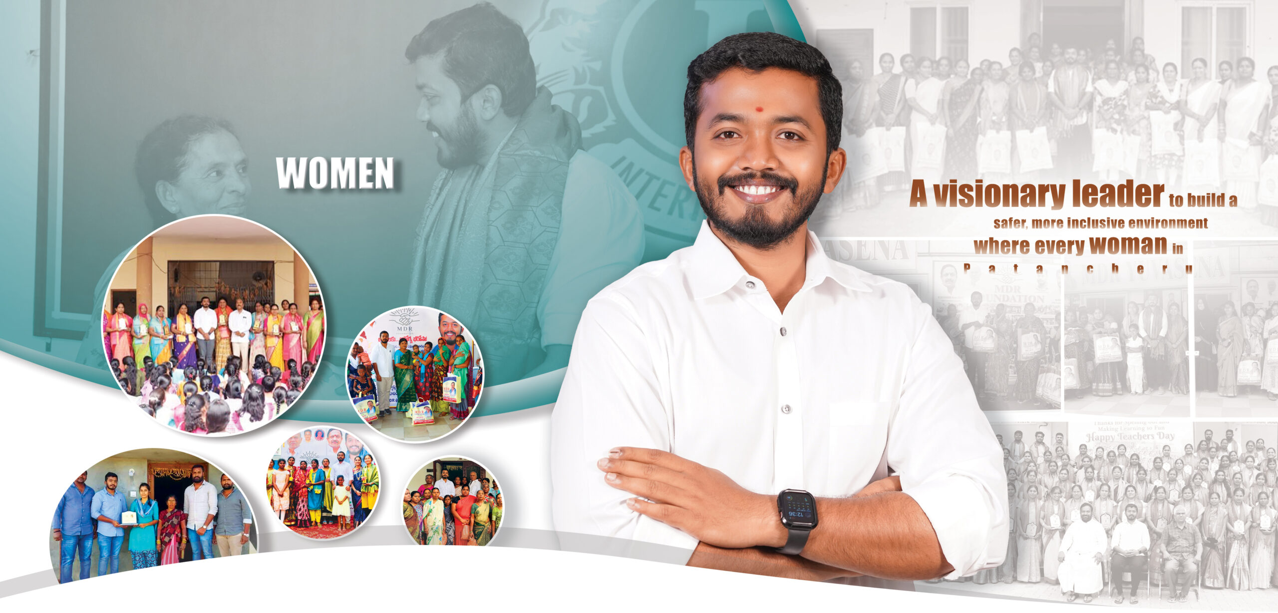 Maadri PrithviRaj is developing women's empowerment in Patancheru. | Maadri PrithviRaj Patancheru Young Leader