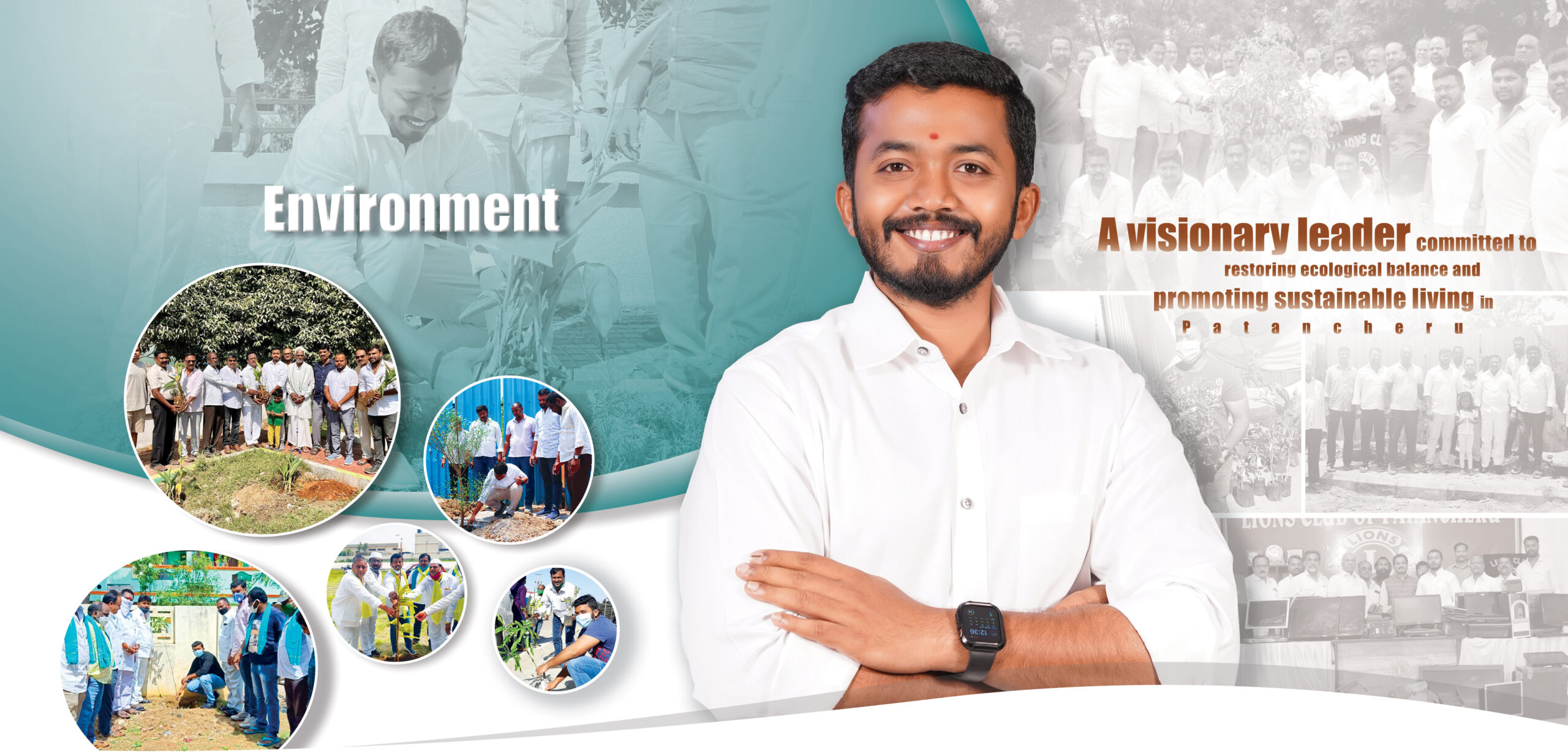 Maadri PrithviRaj is developing Eco-Friendly Patancheru. | Maadri PrithviRaj Patancheru Young Leader